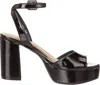 Chinese Laundry Theresa Platform Dress Sandal In Black Patent In Black