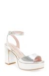 Chinese Laundry Theresa Platform Sandal In Silver