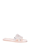 Chinese Laundry Transparent Slide Sandal In Pink Vinyl