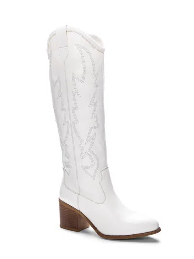 Chinese Laundry Upwind Western Boot In White