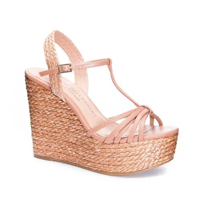 Chinese Laundry Weave Your Way Wedge In Pink