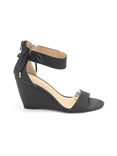 Pre-owned Chinese Laundry Wedges In Black
