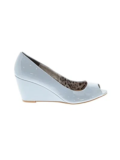 Pre-owned Chinese Laundry Wedges In Blue