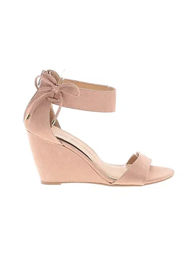 Pre-owned Chinese Laundry Wedges In Tan