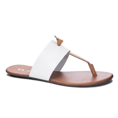 Chinese Laundry Women's Admire Natural Leather Sandals In White