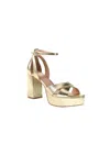 Chinese Laundry Women's Ankle Strap Platform Heel In Gold