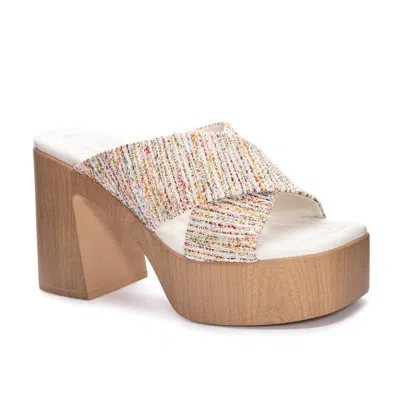 Chinese Laundry Women's Arling Platform Slide Sandals In Multicolor
