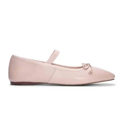 CHINESE LAUNDRY WOMEN'S AUDREY GENUINE LEATHER BALLET FLATS IN BALLET PINK