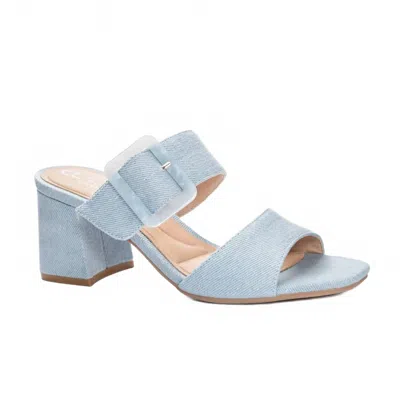 Chinese Laundry Women's Betty Denim Sandals In Light Blue