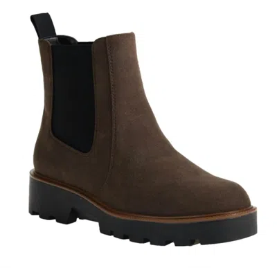 Chinese Laundry Women's Brown Rev Suede Boots