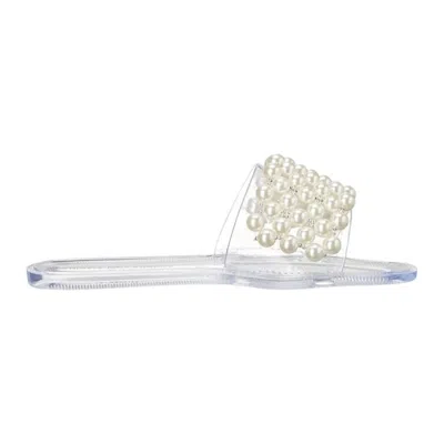 Chinese Laundry Women's Bryer Slide Sandal In Clear In Multi