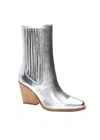 Chinese Laundry Cali Metallic Bootie In Silver