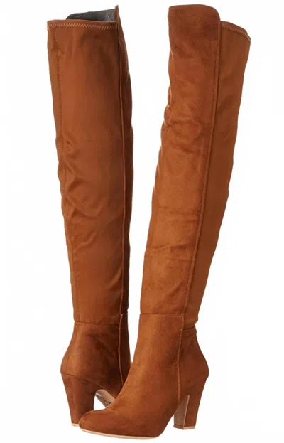 Chinese Laundry Women's Canyon Suede Boot In Honey Brown In Multi