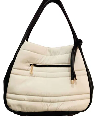 Chinese Laundry Women's Cheerful Charm Tote Bag In White And Black In Neutral