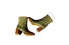Chinese Laundry Women Croc Booties In Olive In Green