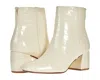 Chinese Laundry Women's Davinna Bootie In Cream Glas Croc In Multi