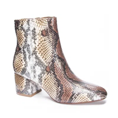 Chinese Laundry Women's Davinna Bootie In Yellow/brown In Multi