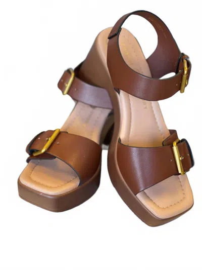 Chinese Laundry Women's Drew Leather Heel In Brown