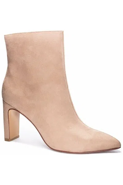 Chinese Laundry Women's Erin Suede Booties In Taupe