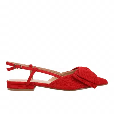 Chinese Laundry Women's Harmony Pleat Slingback Sandal In Red