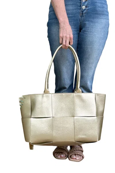 Chinese Laundry Women's Heartfelt Harmony Tote Bag In Gold
