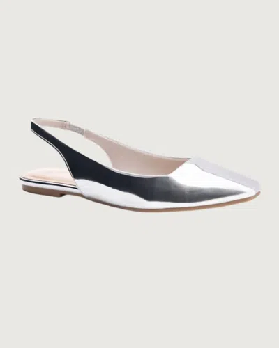 Chinese Laundry Women's Isla Slingbacks Flats In Silver
