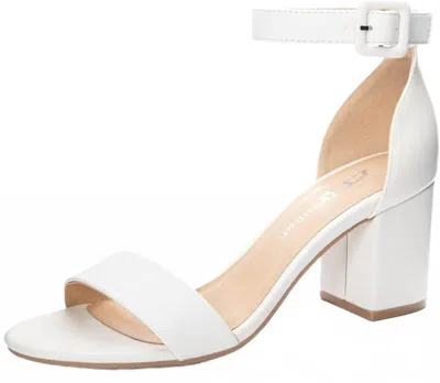 Chinese Laundry Women's Jody Block Heel In Smooth White