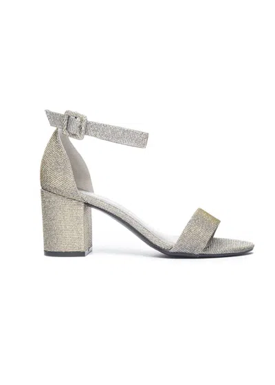 Chinese Laundry Women's Jody Block Heel Sandal In Shimmer Gold In Multi