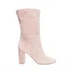Chinese Laundry Women's Keep It Up Suede Boots In Taupe In Pink