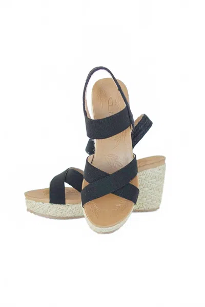 Chinese Laundry Women's Key Word Espadrille Wedge Sandal In Black