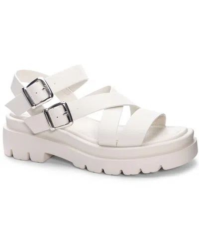 Chinese Laundry Women's Khan Smooth Sandals In Bone In White