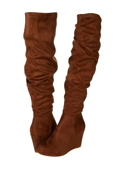 Chinese Laundry Women's Larisa Over The Knee Boot In Honey Brown In Multi