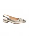 Chinese Laundry Women's Lindy Slingback Flats In Gold In Gold