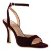 Chinese Laundry Lynwood Ankle Strap Sandal In Burgundy