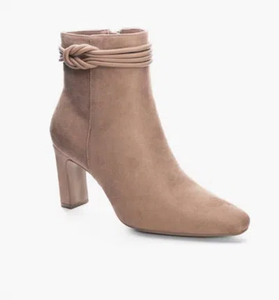 Chinese Laundry Women's Never Ending Dress Bootie In Taupe In Grey