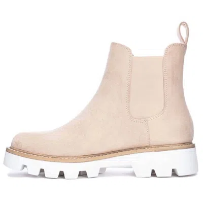 Chinese Laundry Women's Piper Bootie In Cream In Pink