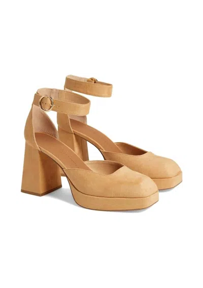 Chinese Laundry Women's Platform Chunky Heels In Oaklen Nude In Multi