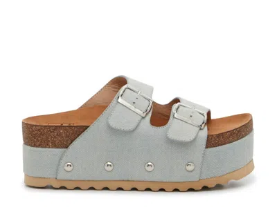 Chinese Laundry Women's Pueblo Platform Sandal In Light Denim