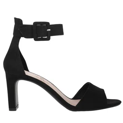 Chinese Laundry Women's Raisie Fine Suede Ankle Strap Sandal In Black