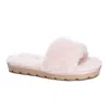 Chinese Laundry Women's Rally Faux Fur Slide In Pink In Pink