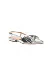 Chinese Laundry Women's Slingback Pointed Toe Flats In Silver