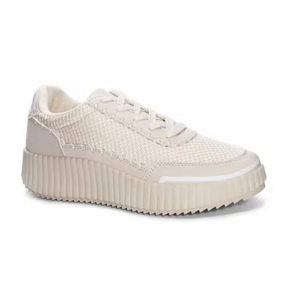 Chinese Laundry Women's Spirited Mesh Sneaker In Cream In White