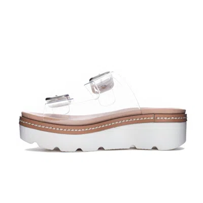Chinese Laundry Women's Surfs Up Sandal In Clear In Multi