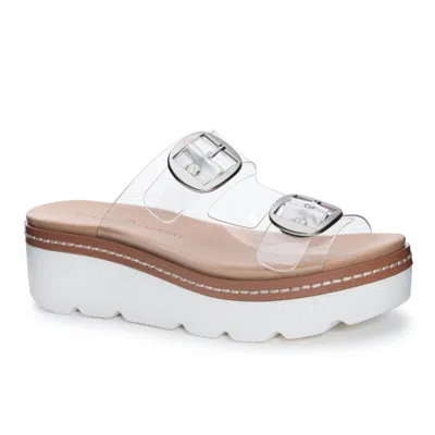 Chinese Laundry Women's Surfs Up Sandals In Clear In Multi