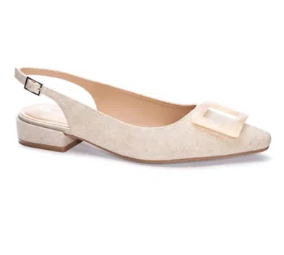 Chinese Laundry Women's Sweetie Slingback Linen In Natural