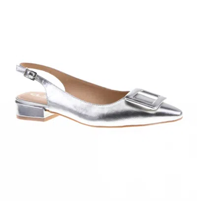 Chinese Laundry Women Sweetie Slingback Shoe In Silver Metallic