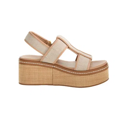 Chinese Laundry Women's Swell Platform Sandal In Beige In Nude
