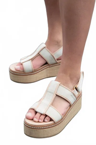 Chinese Laundry Women's Swell Platform Wedge Sandal In Beige