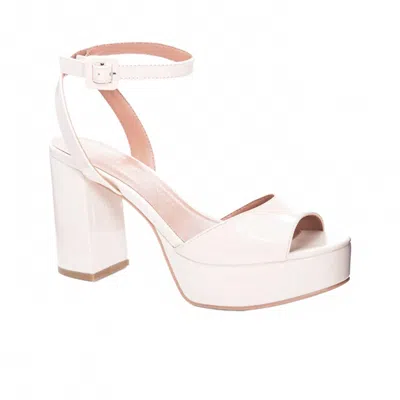 Chinese Laundry Women's Theresa Heels In Bone Patent In White