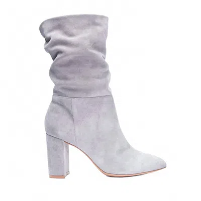 Chinese Laundry Women's Vegan Suede Leather Slouch Kipper Boots In Cement In Animal Print